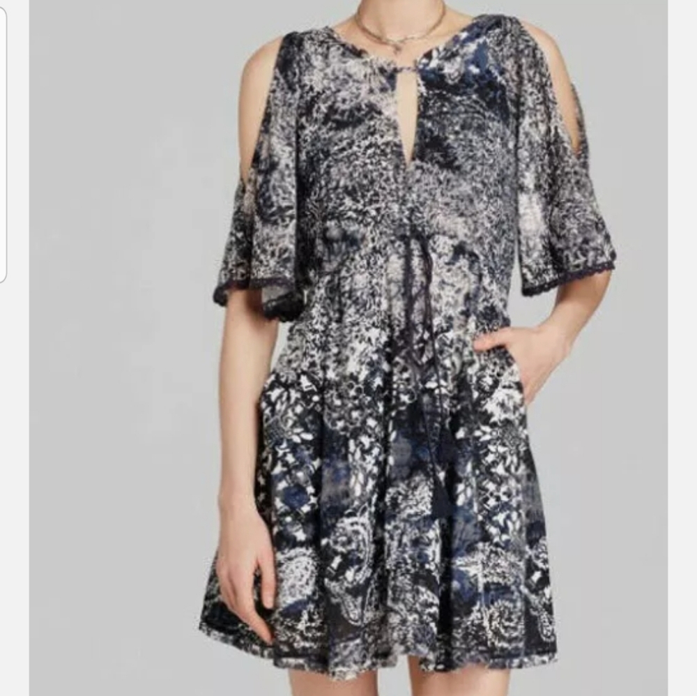 Cold shoulder dress